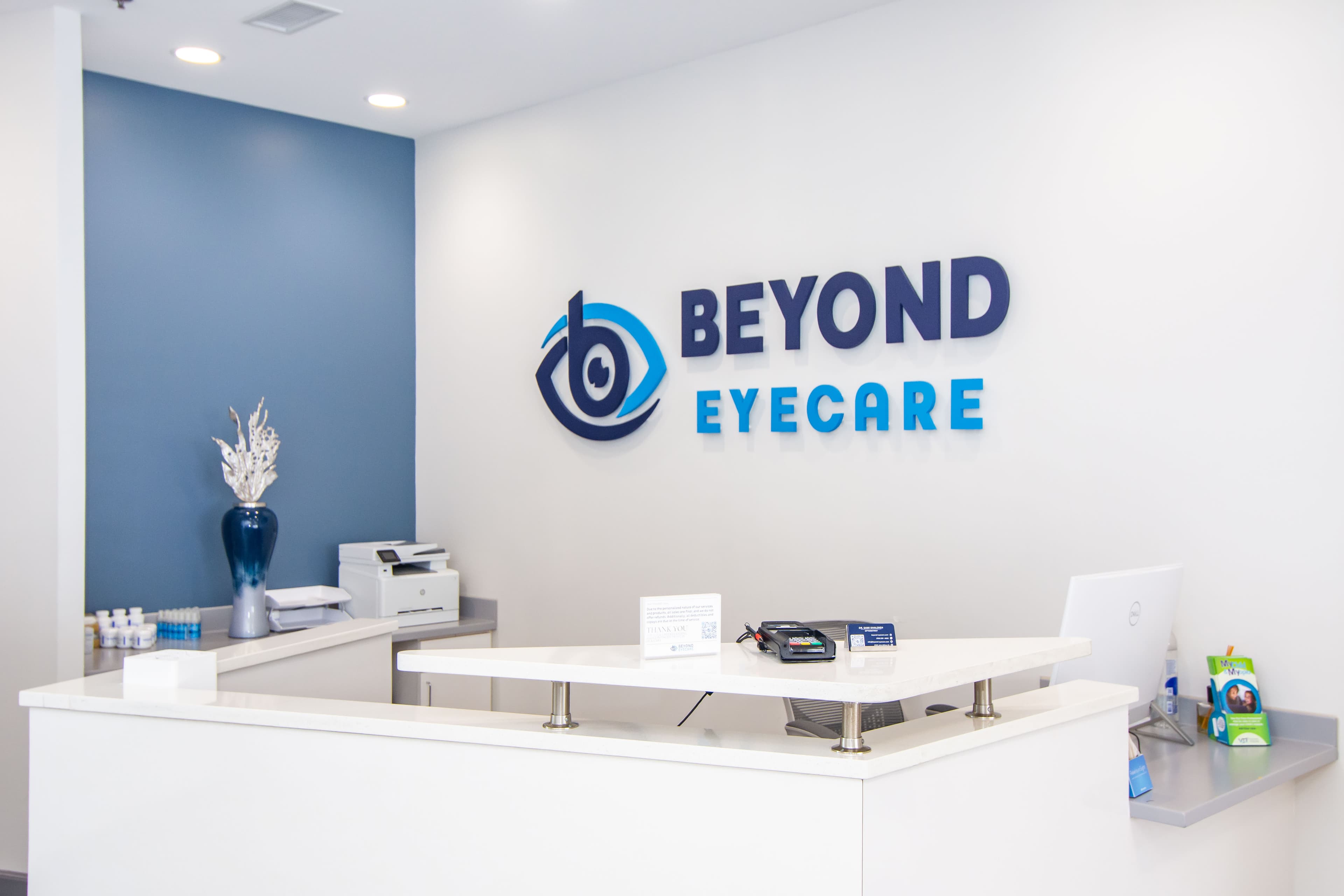 Beyond Eyecare reception area